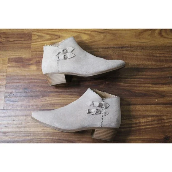 Jack Rogers Light Tan Beige Booties Size 8 - Picture 5 of 10